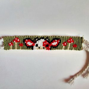 دستبند طرح گاو قارچ
